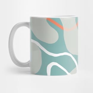 Abstract Lines And Soft Colors Mug